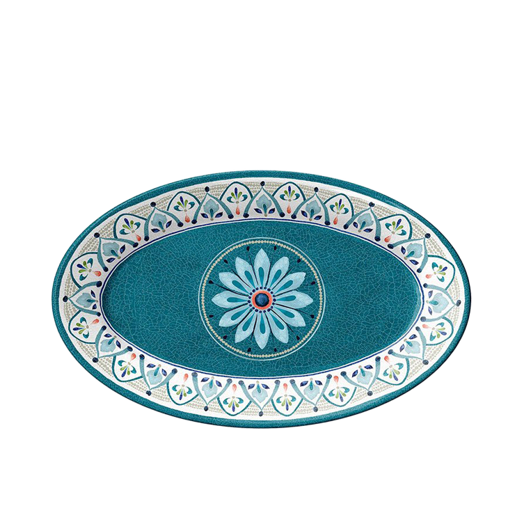 Plateau ovale mélamine 36 cm - Rabat