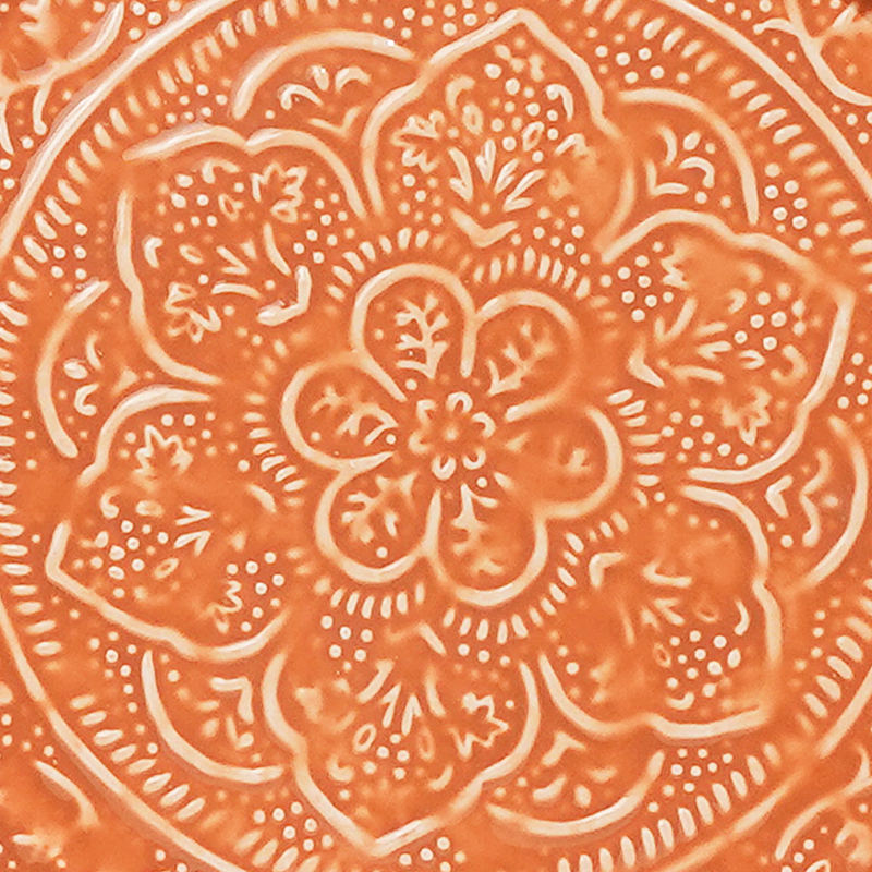 Plateau Berbère Ø 35 cm - terracotta